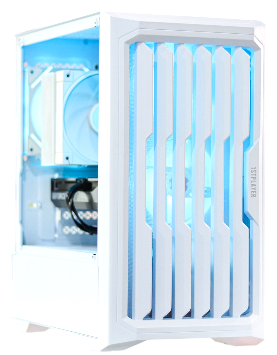 CASE Hunter H2 (No Fan) สีขาว + พัดลม 3 ตัว + กล่องคอนโทรลแถมฟรี