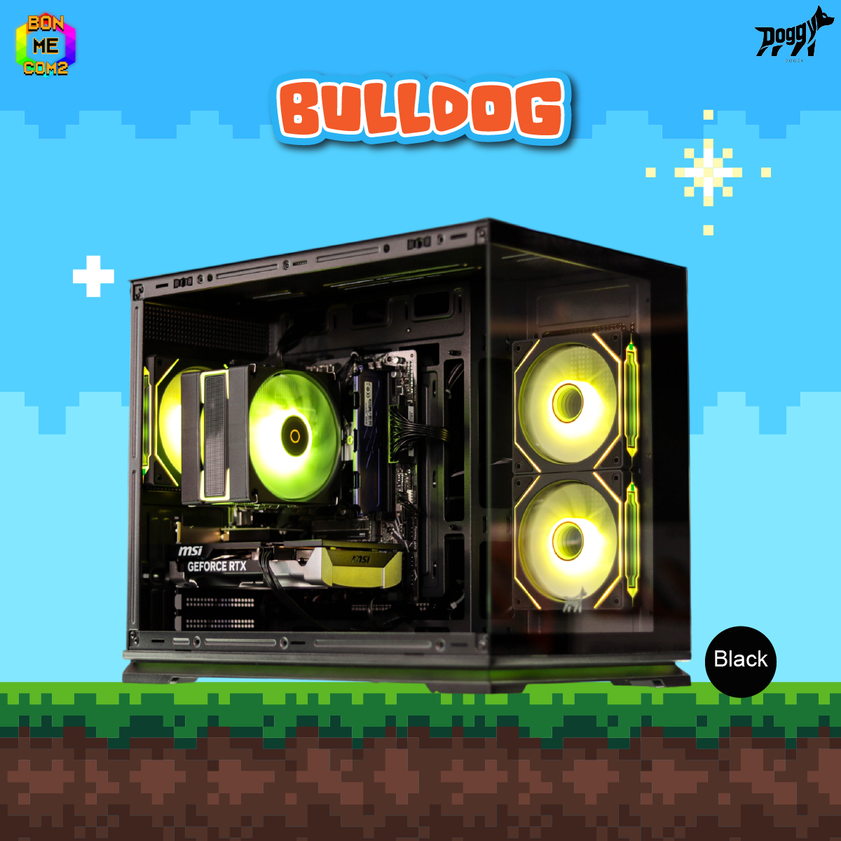 CASE DOGGY BULLDOG BLACK