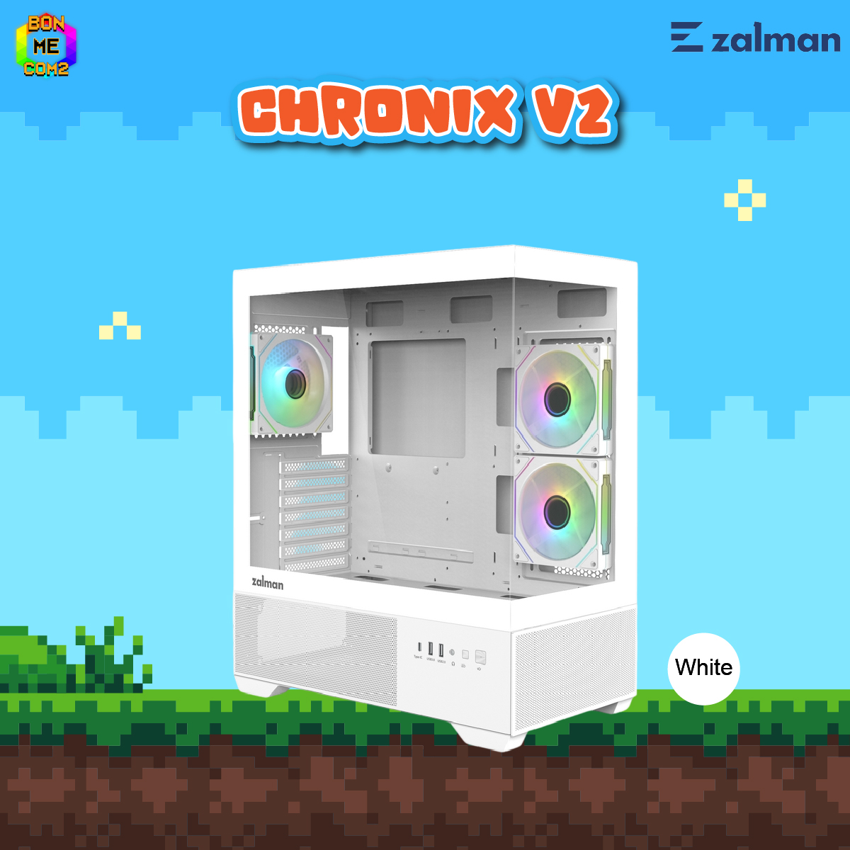 CASE ZALMAN Chronix V2 WHITE